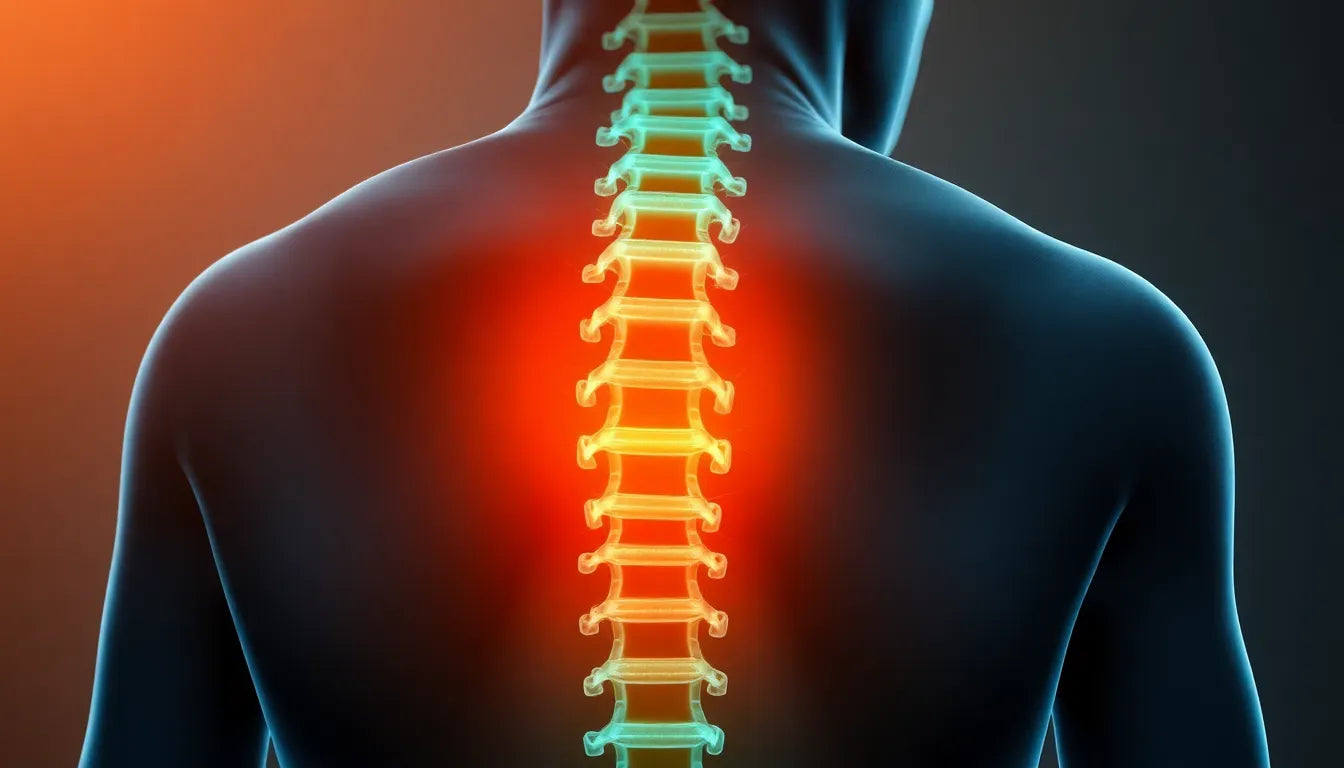 Befreie deinen Rücken: Tipps gegen schmerzen bei bandscheibenvorfall - Illustration