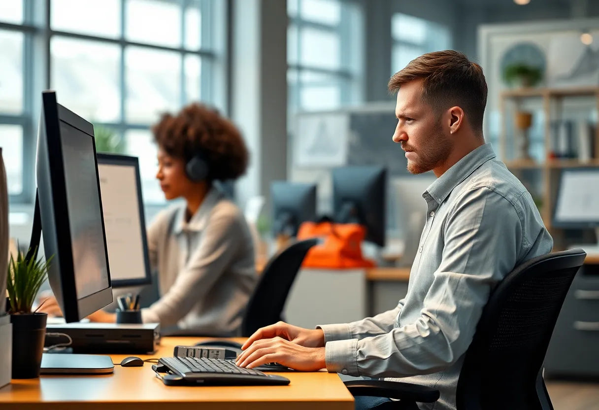 Ergonomie verstehen: die Wissenschaft der optimalen Arbeitsgestaltung - Illustration