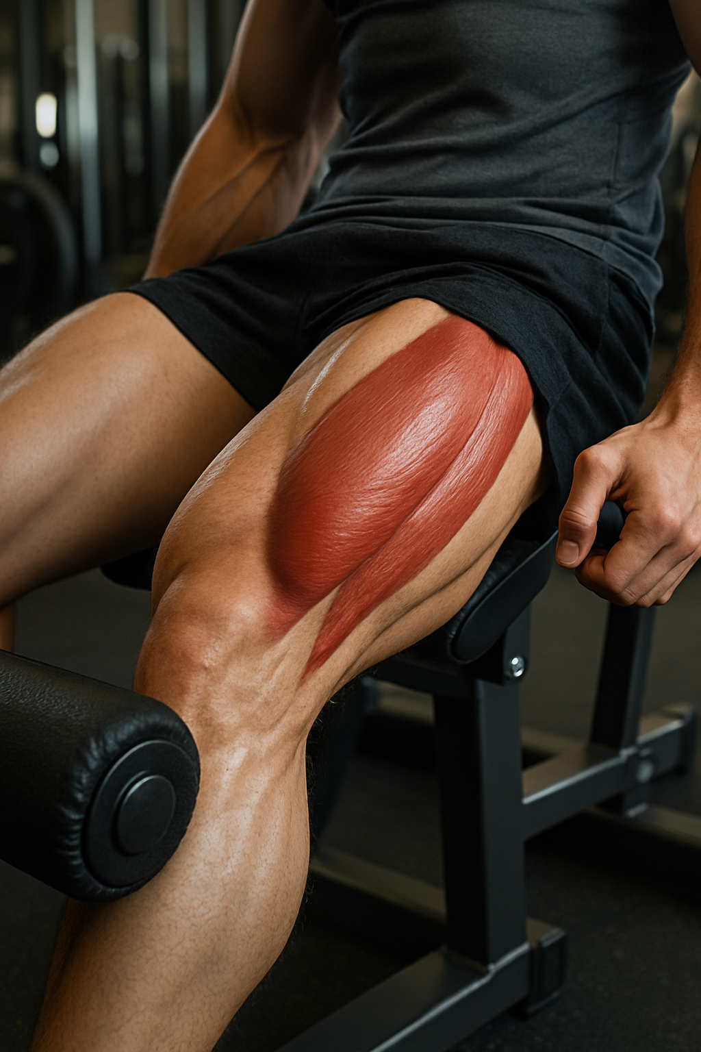 Vastus lateralis Übungen für Übungsleser: gezielte Kraft und Reha für den äußeren Oberschenkelmuskel - Illustration