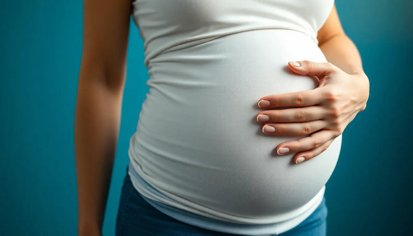 Nackenschmerzen in der Schwangerschaft lindern: Tipps und Lösungen für werdende Mütter - Illustration