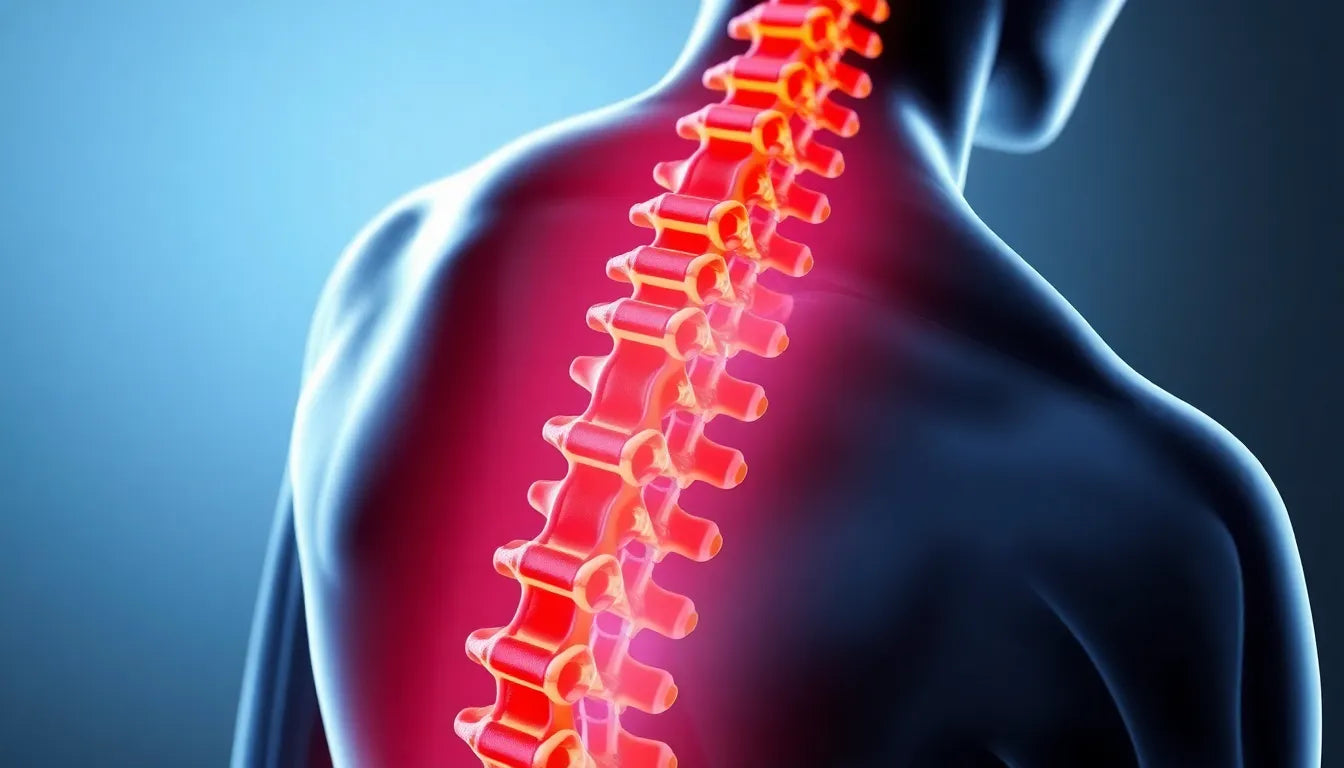 Rückenschmerzfrei leben: effektive Lösungen bei einem bandscheibenvorfall l4/l5 - Illustration