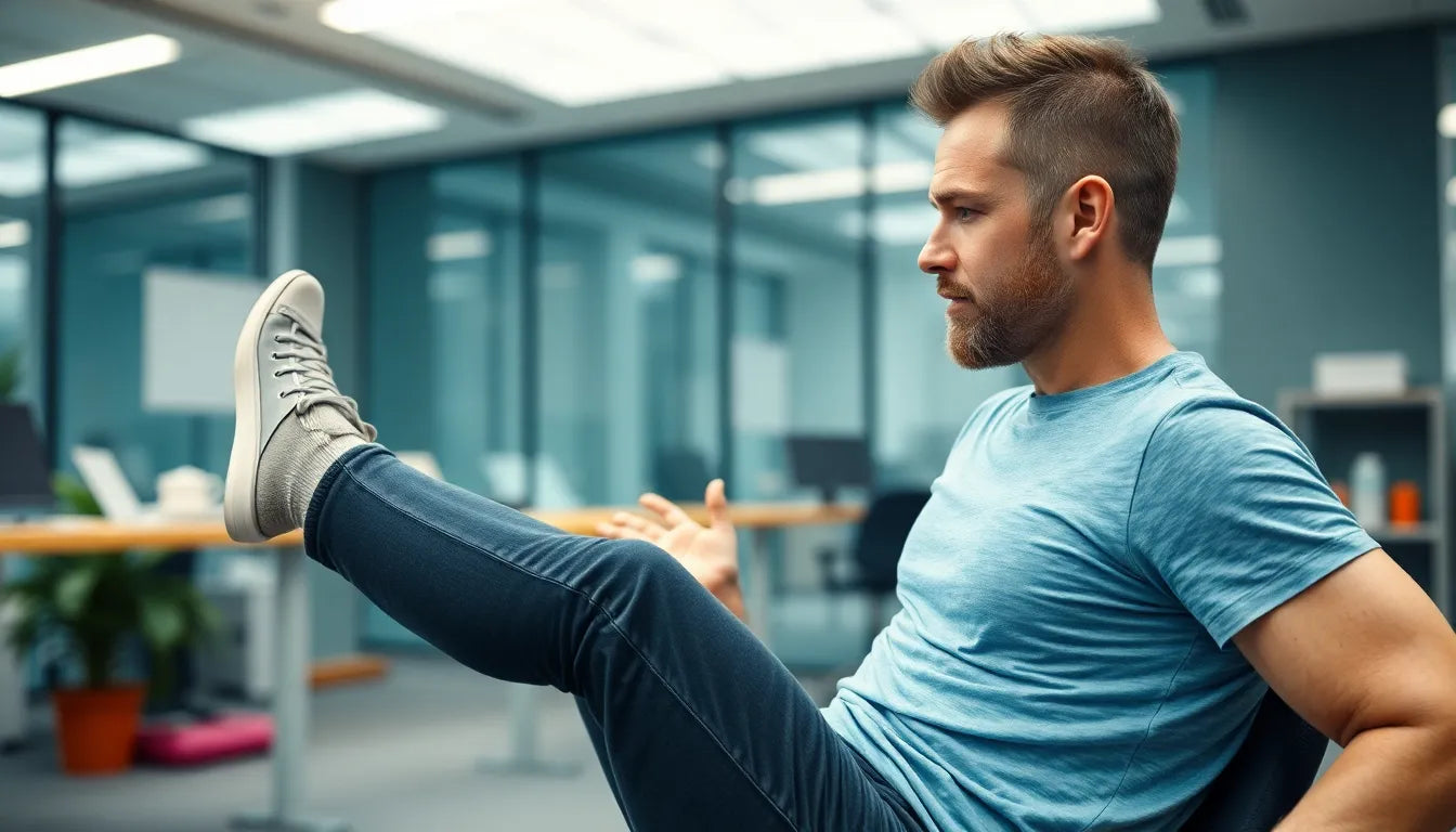 Übungsleser: einfache dehnübungen für den ganzen körper - Illustration