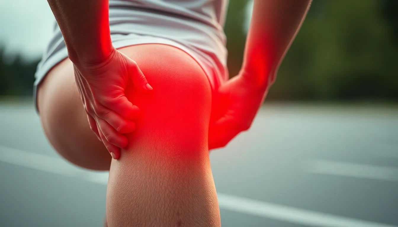 Laufen trotz Knieschmerzen: Wann es okay ist und wann Sie stoppen sollten - Illustration