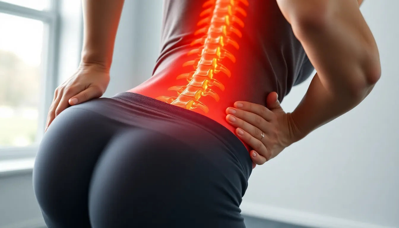 Schmerzfrei durchstarten: effektive Übungen bei Bandscheibenvorfall entdecken - Illustration