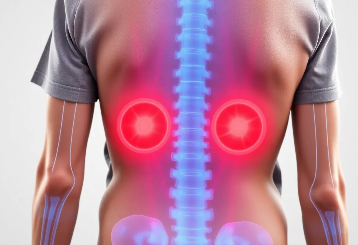 Ischiasbeschwerden lindern: effektive physiotherapie-ansätze für den alltag - Illustration