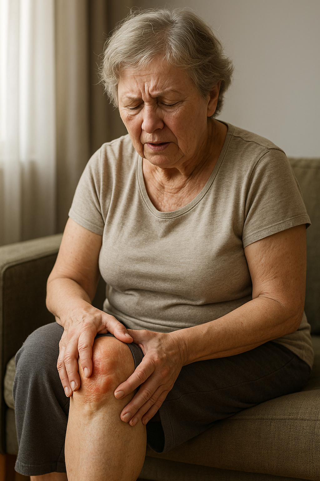 Knie arthrose: wie Sie Schmerzen lindern und Ihre Lebensqualität verbessern können - Illustration