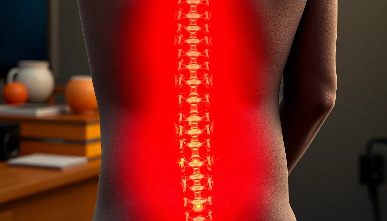 Schmerzen im unteren Rücken nach Sturz: Schnelle Hilfe und Präventionstipps - Illustration