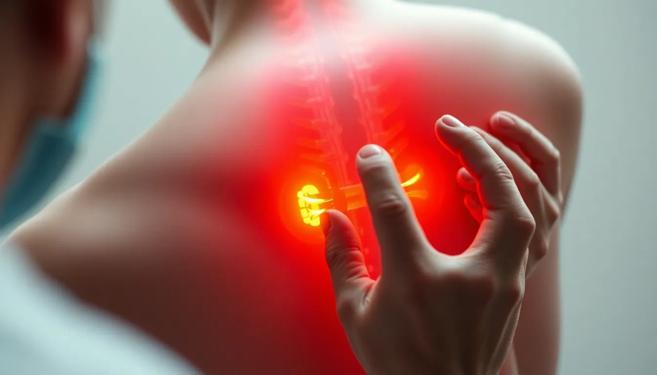 Chiropraktiker gegen bandscheibenvorfall: schmerzfrei ohne OP - Illustration