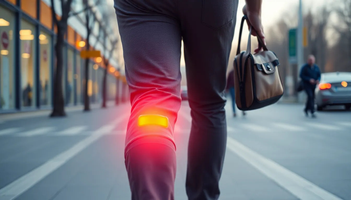 Ischiasnerv schmerzen beim gehen effektiv lindern: Tipps und Übungen für den Alltag - Illustration