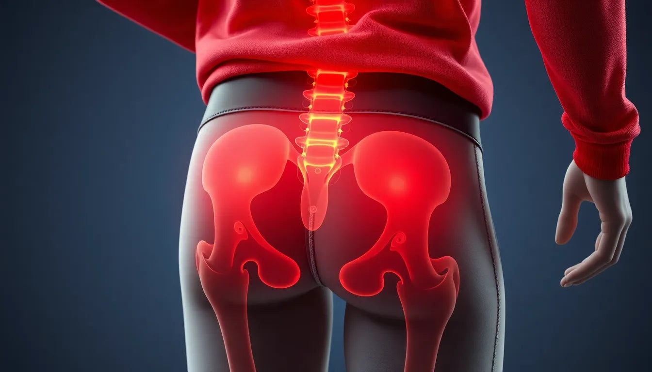 Leben ohne Schmerzen: effektive Wege gegen Hüft- und Rückenschmerzen - Illustration