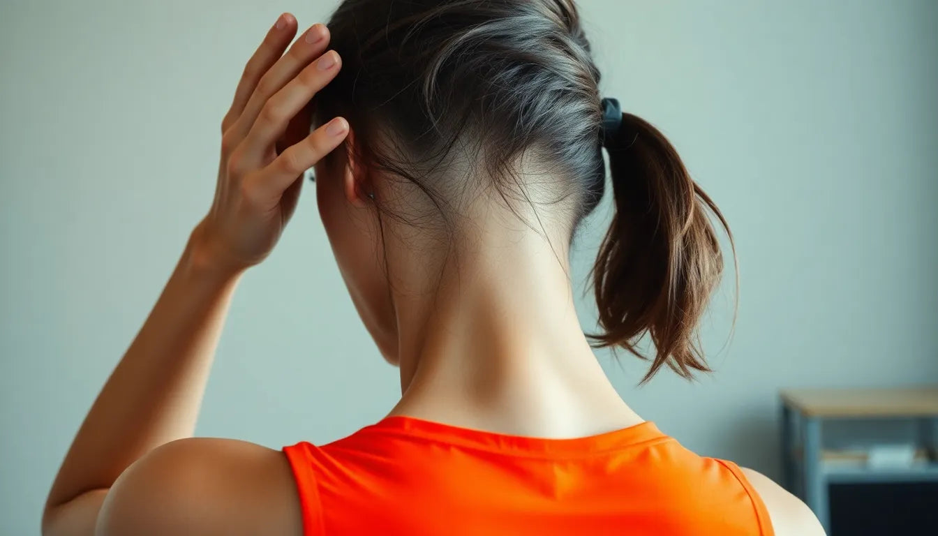 Übungsleser: effektive Übungen gegen Spannungskopfschmerzen entdecken - Illustration