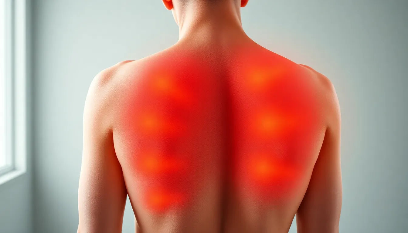 Wärme, die Wunder wirkt: Linderung von Nackenschmerzen mit Wärmepads - Illustration