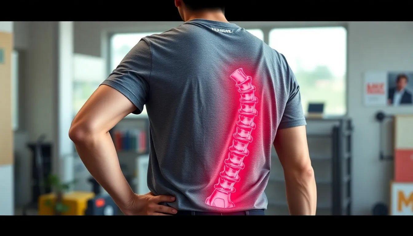 Rückkehr zur Stärke: effektives Training nach einem Bandscheibenvorfall - Illustration