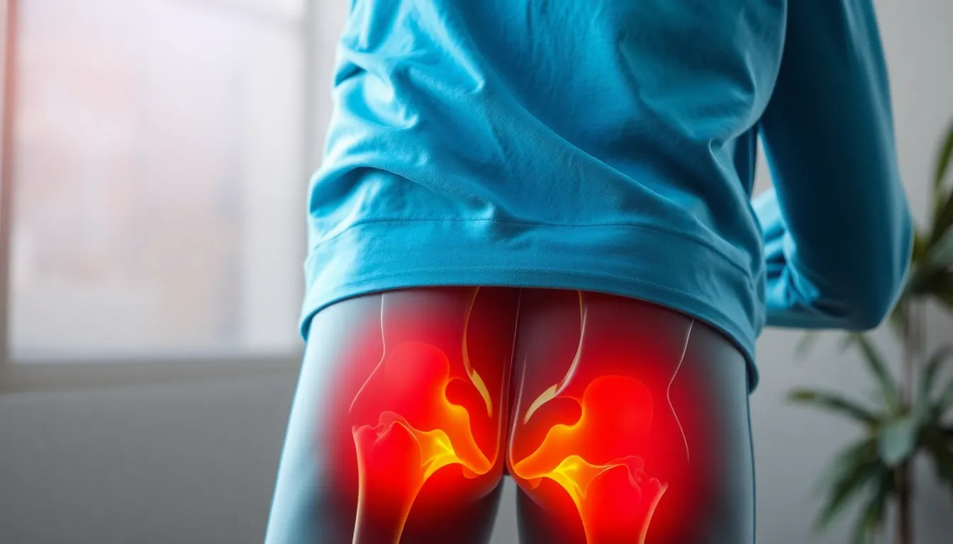 Lysken smerter verstehen und lindern: effektive Wege zur Schmerzbeseitigung - Illustration