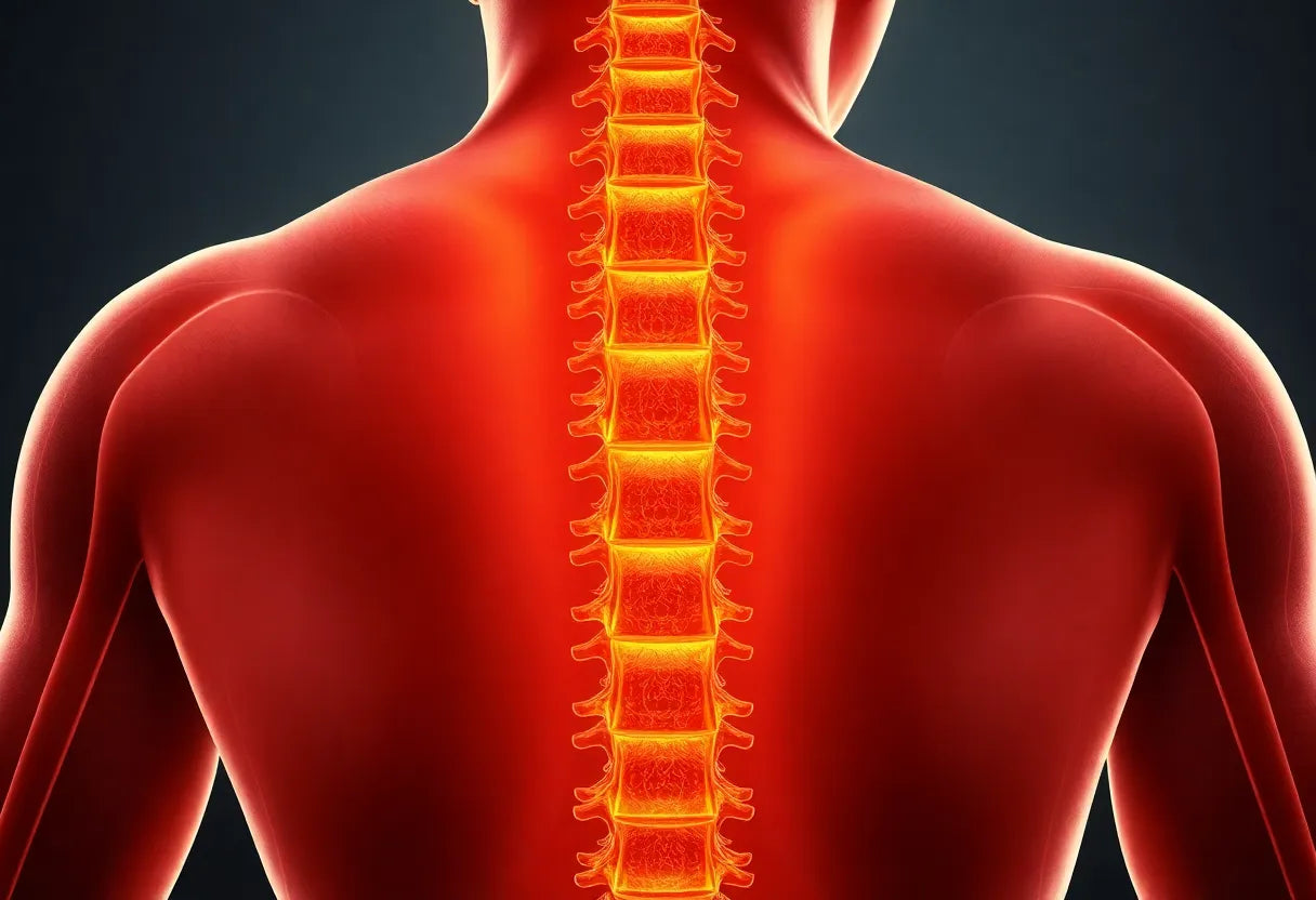 Hilfe bei Bandscheibenvorfall in der Lendenwirbelsäule: Ihre Schritte zur Linderung - Illustration