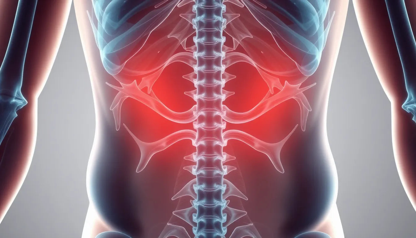 Entdecke die Ursachen und Lösungen für solar plexus smerter - Illustration
