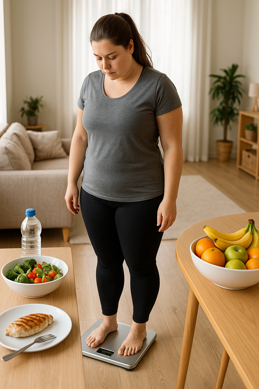 Fett verlieren ohne Fitnessstudio: clevere Wege für den Alltag - Illustration
