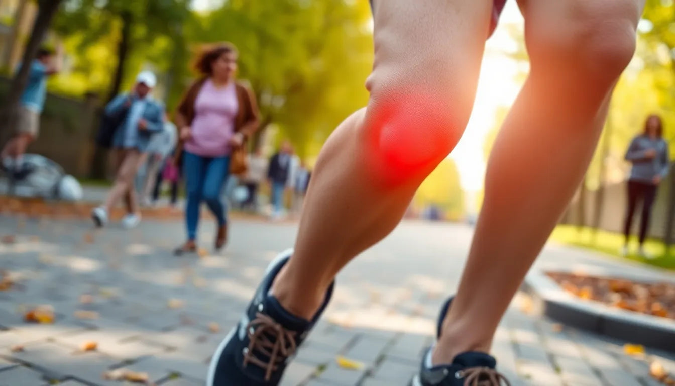 Schmerzfrei gehen: Tipps gegen Knieschmerzen beim Laufen - Illustration