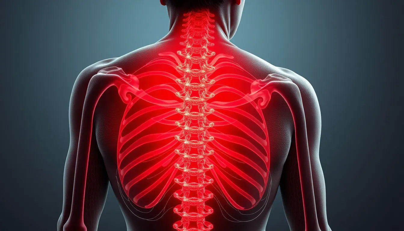 Schmerzfrei durch Wissen: Symptome eines akuten Bandscheibenvorfalls erkennen - Illustration