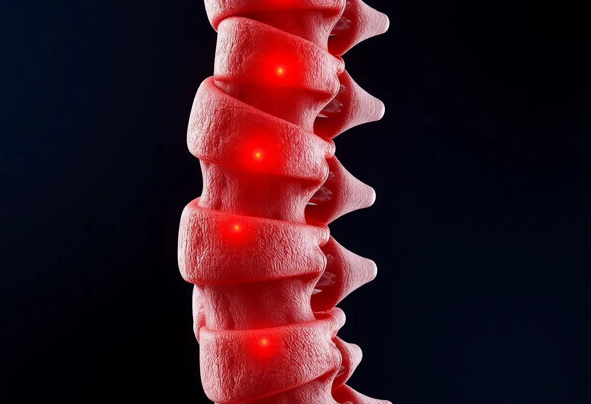 Verstehen und lindern: spondylose veränderungen effektiv managen - Illustration