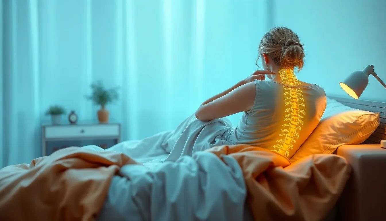 Schlafen ohne schmerzen: wie die richtige matratze rückenschmerzen lindert - Illustration