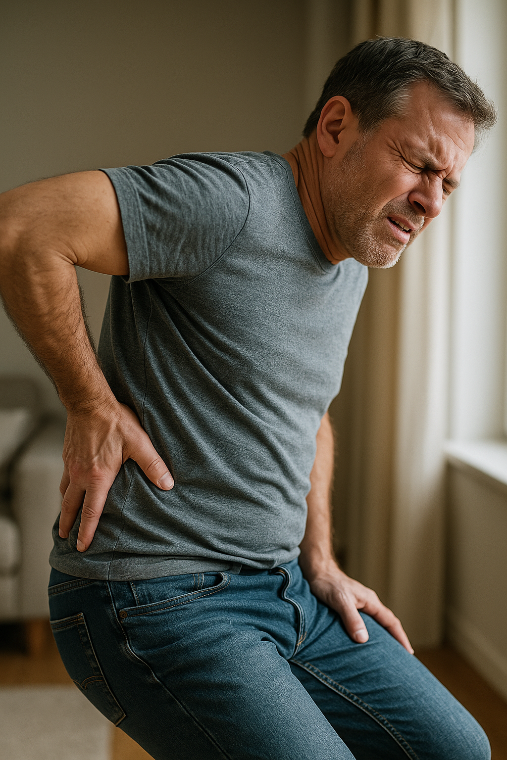 Schmerzfrei durch den Alltag: Tipps gegen Schmerzen über der Lende - Illustration