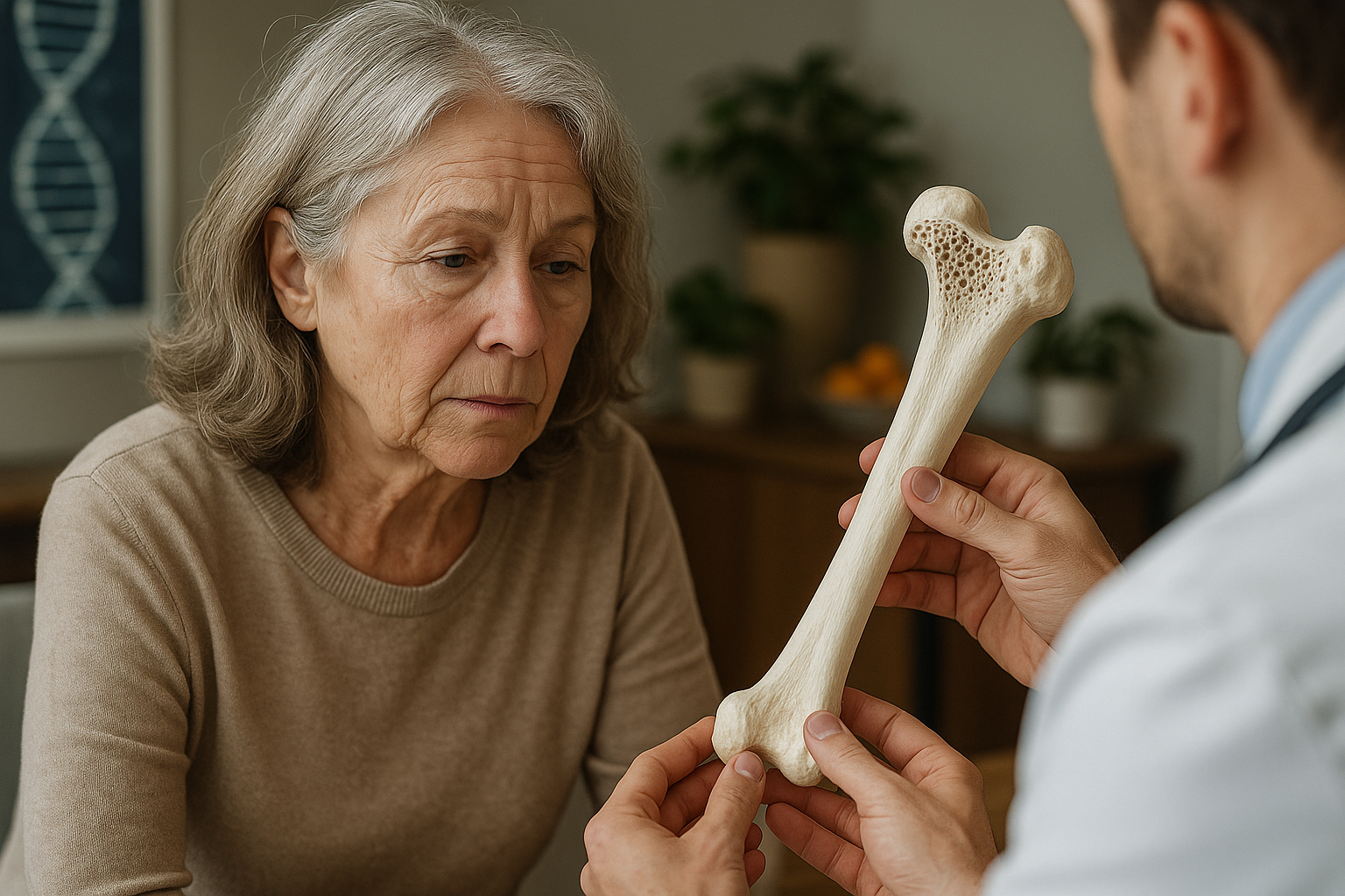 Vererbung und Osteoporose: Was Sie wissen müssen - Illustration
