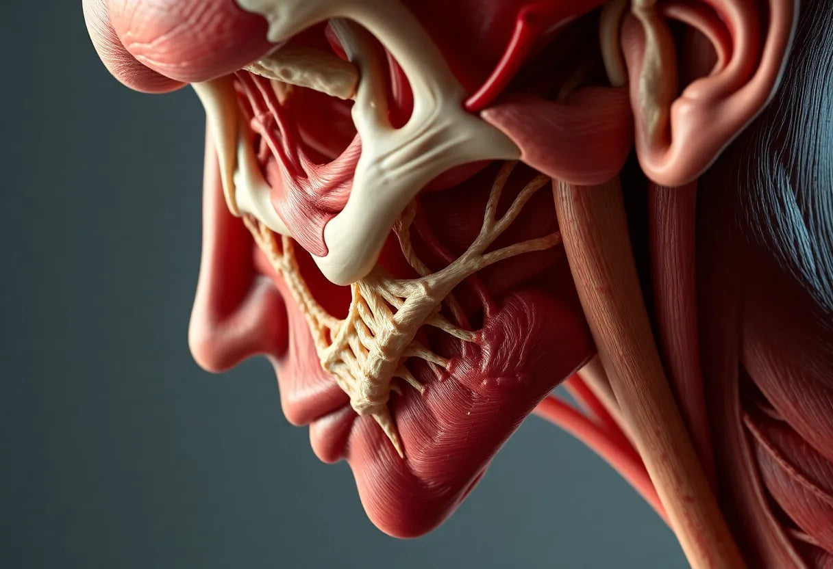 Entdecke die faszinierende Welt der nacken anatomie: mehr als nur Knochen und Muskeln - Illustration