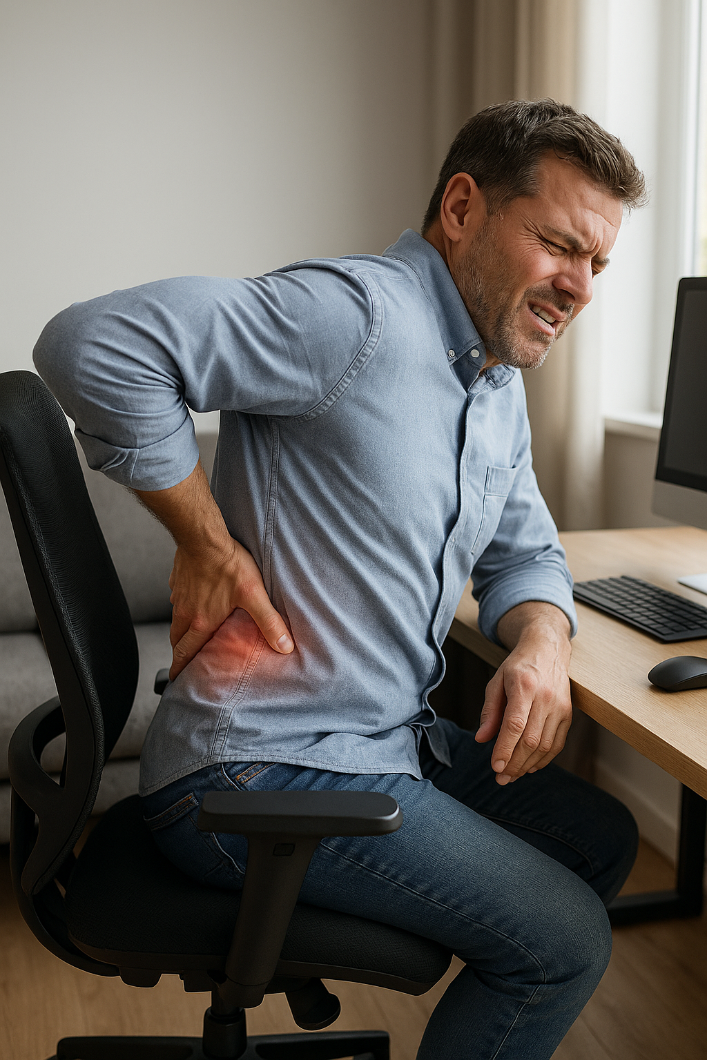 Rückenbeschwerden verstehen und lindern: Ihr Weg zu einem schmerzfreien Leben - Illustration