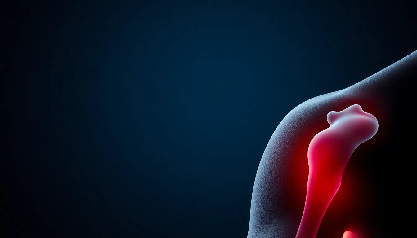 Schmerzen in rechtem Arm und Schulter effektiv lindern - Illustration