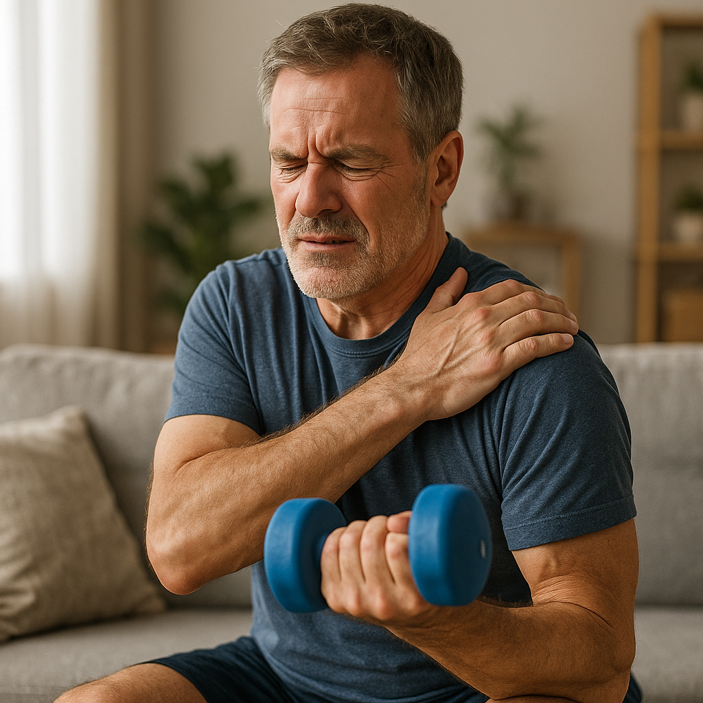 Übungsleser: schulterbeschwerden mit diesen 7 einfachen Übungen lindern - Illustration