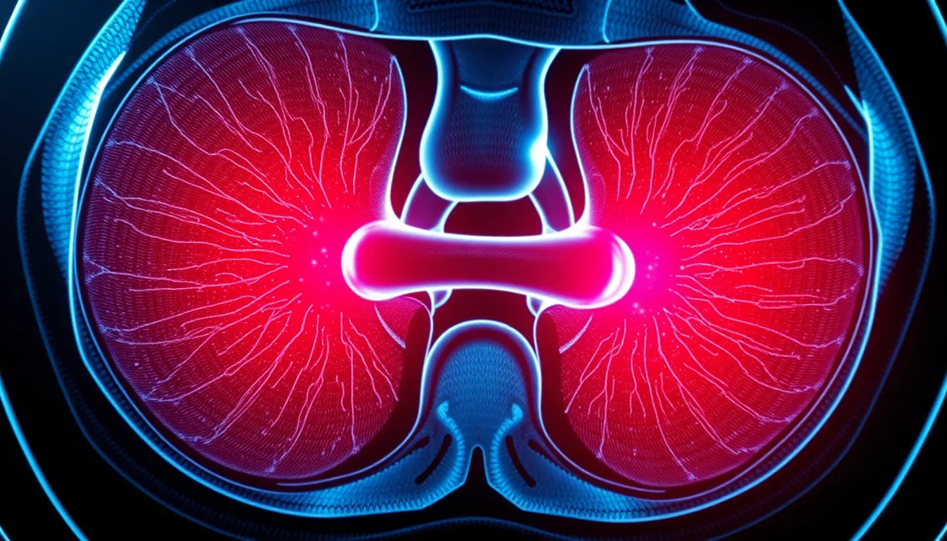 Diagnose eines bandscheibenvorfalls verstehen und handeln - Illustration