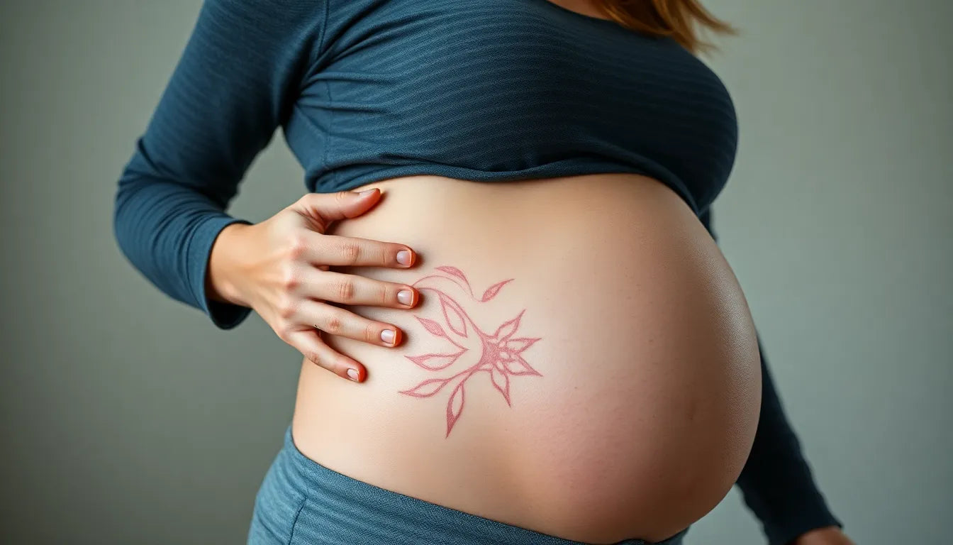 Linderung für werdende Mütter: effektive Übungen gegen ischias schmerzen in der schwangerschaft - Illustration