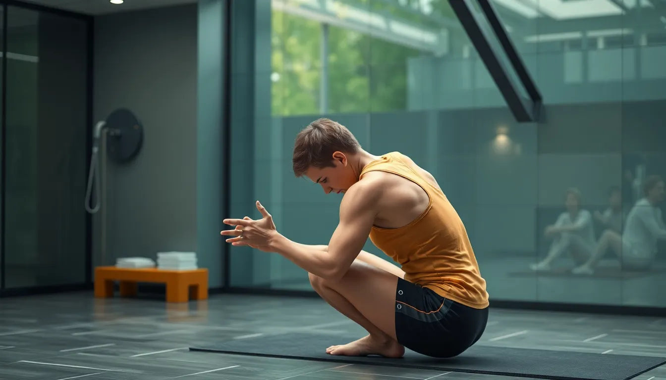 Effektive udstrækningsøvelser für Übungsleser mit verspannten Waden - Illustration