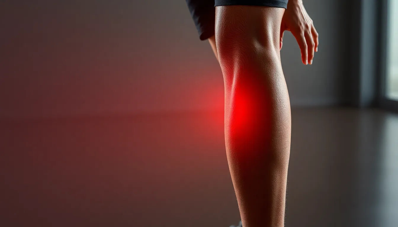 Übungsleser entdecken effektive udstrækningsøvelser skinneben für schmerzfreie Beine - Illustration