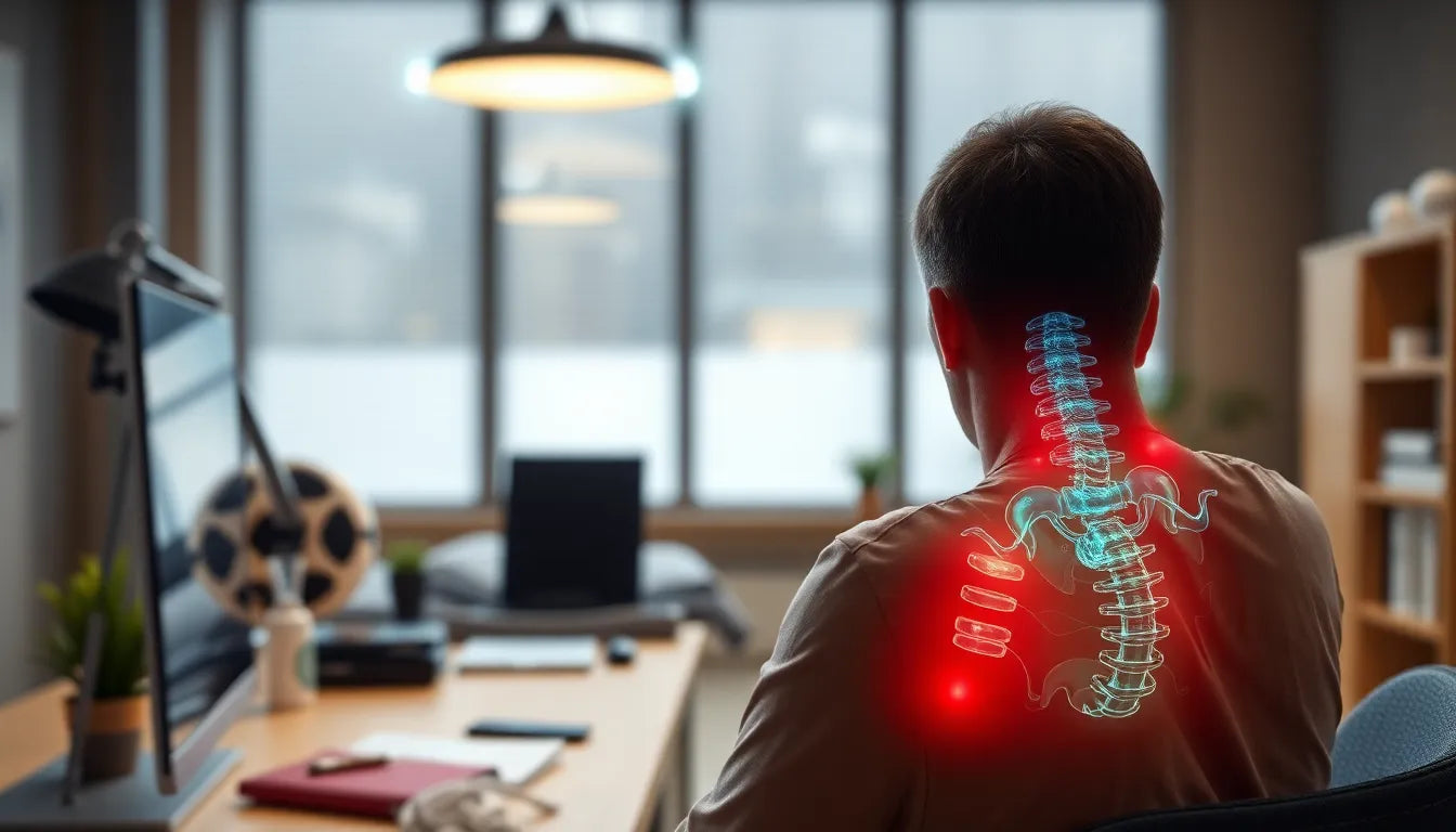 Nackenwohl: Tipps und Tricks gegen nakkesmerter - Illustration