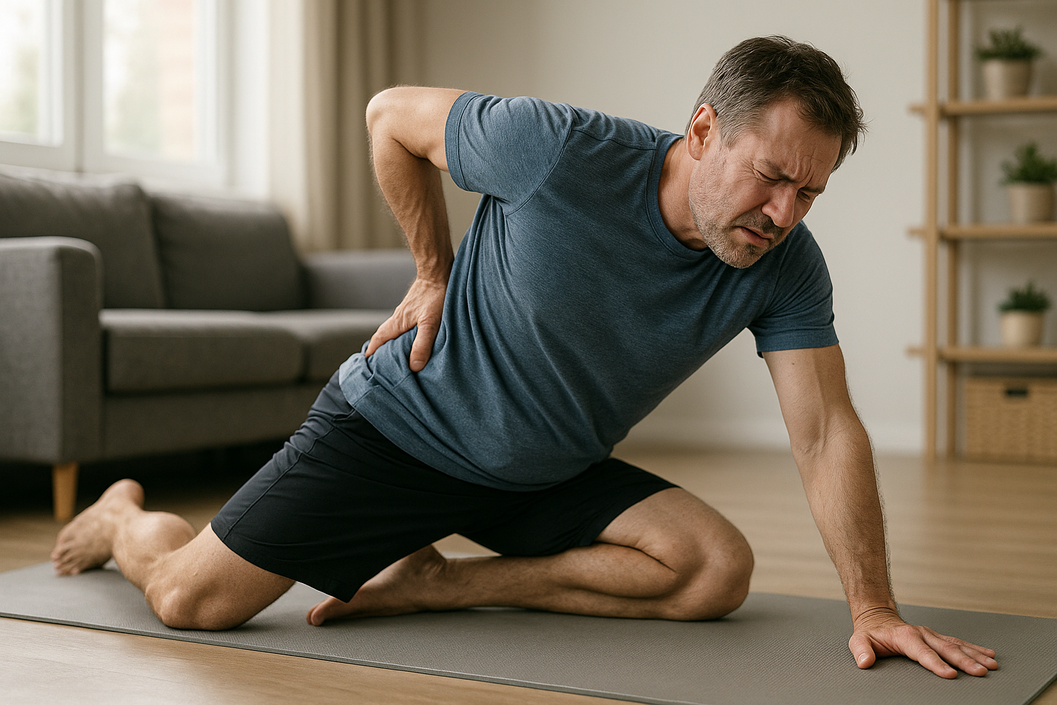 Übungsleser entdecken die besten Übungen für den Ischiasnerv - Illustration