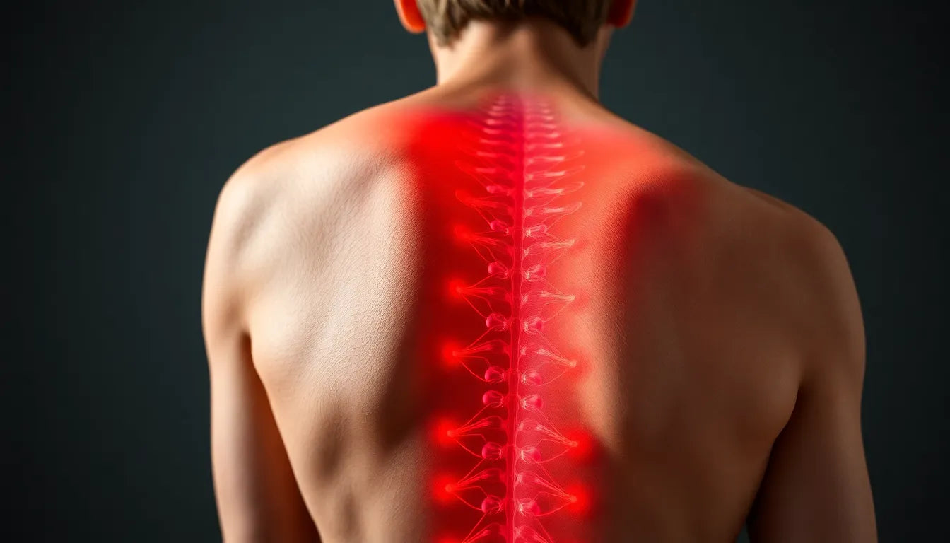 Entdecke die Ursachen und Lösungen für smerter i ryggen - Illustration