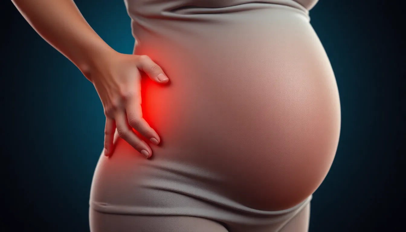 Ischias schmerzen in der schwangerschaft lindern: effektive tipps für werdende mütter - Illustration