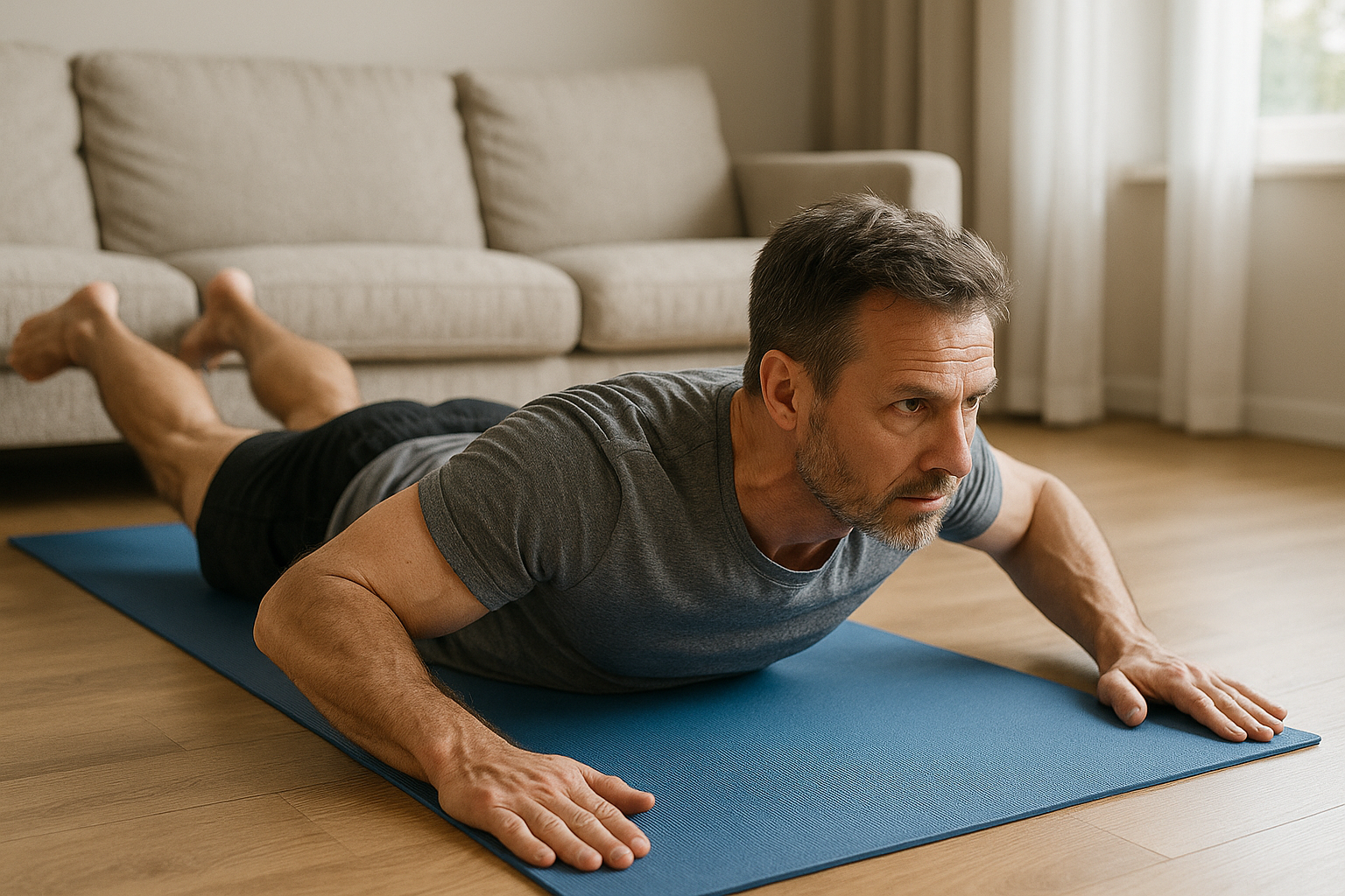 Rückentraining für Übungsleser: effektive Übungen für zu Hause - Illustration