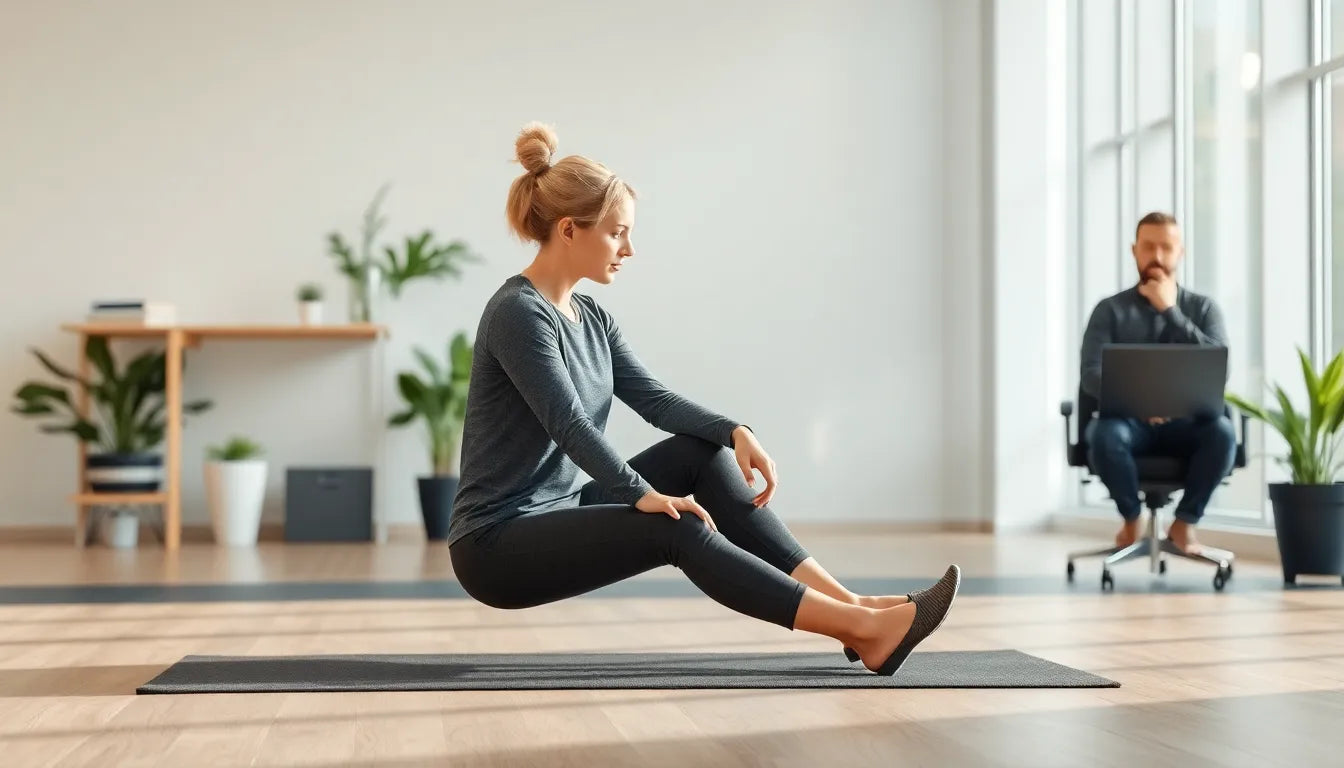 Die besten udstrækningsøvelser für Übungsleser: So bleiben Sie flexibel und schmerzfrei - Illustration