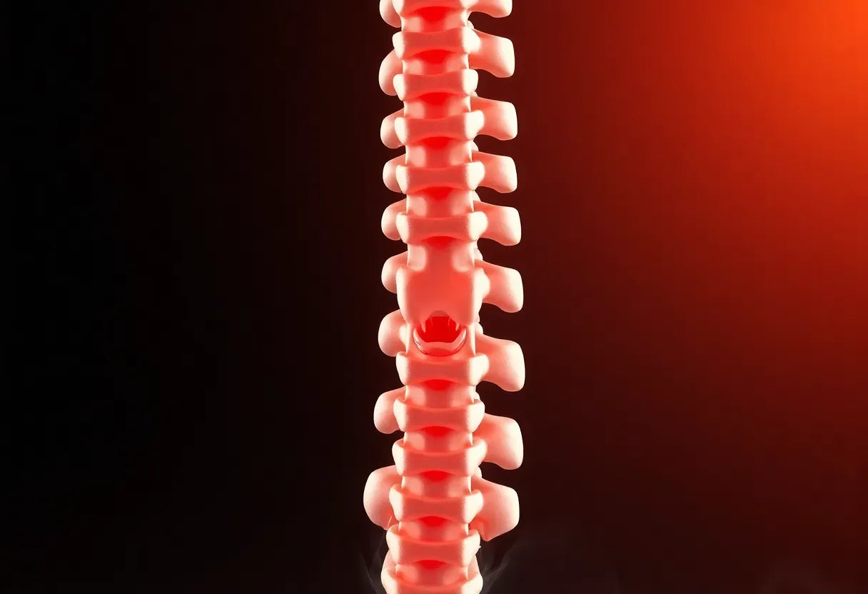Wenn der Nacken schmerzt: Symptome der arthrose in der halswirbelsäule erkennen und lindern - Illustration