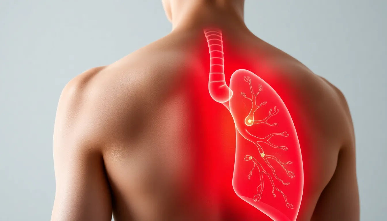 Schmerzen in Lunge und Rücken: Ursachen und Lösungen entdecken - Illustration