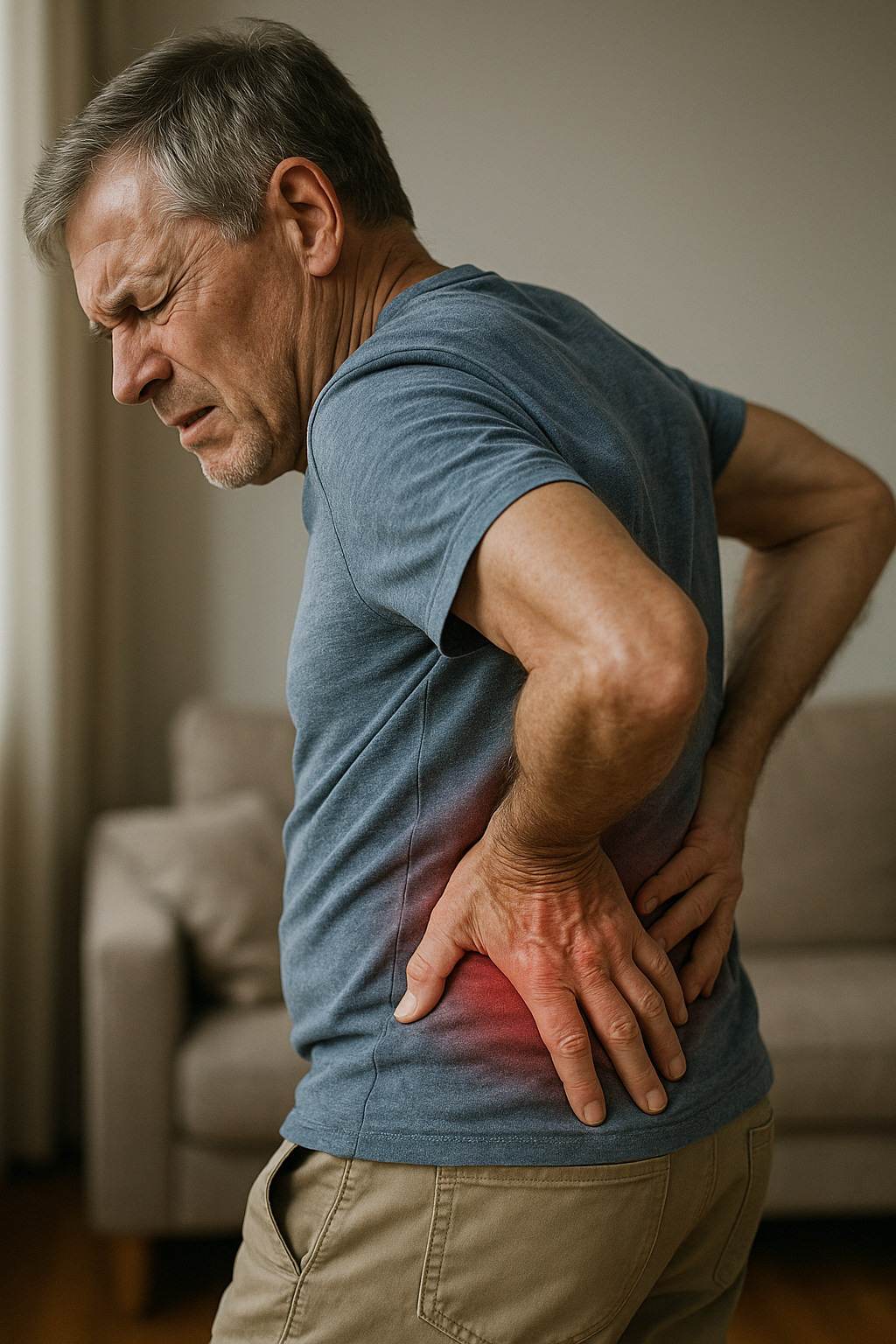 Arthrose der Lendenwirbelsäule: Symptome, die Sie kennen sollten - Illustration