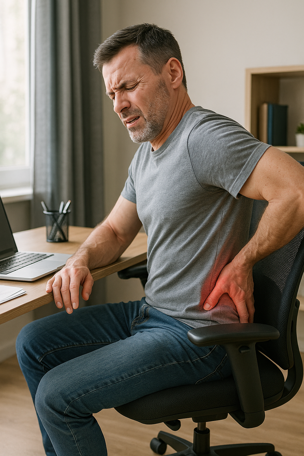 Piriformis-Schmerzen lindern: Tipps und Übungen für ein schmerzfreies Leben - Illustration