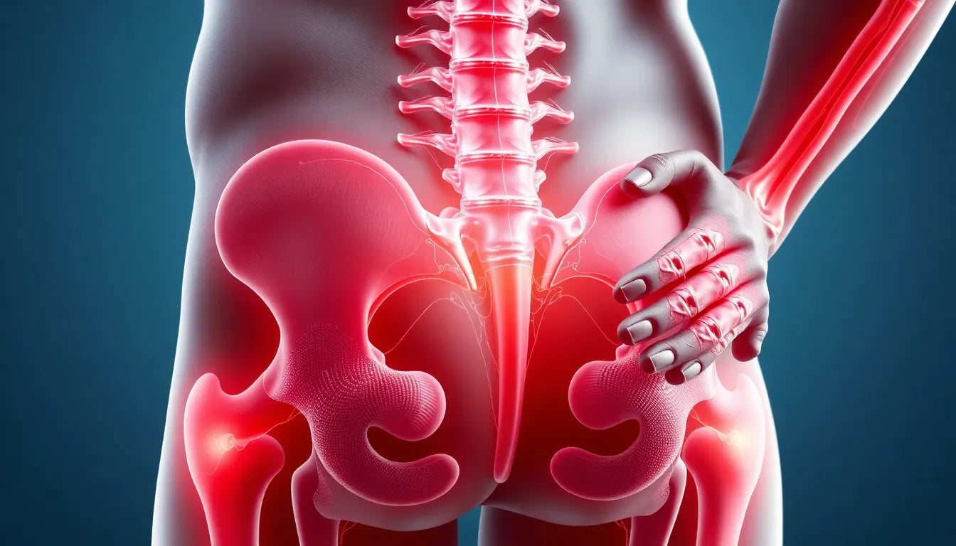 Ischiasschmerzen erkennen: die typischen Symptome im Überblick - Illustration