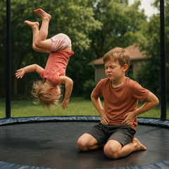 Kinder und Rückenschmerzen: Sicheres Trampolinspringen leicht gemacht