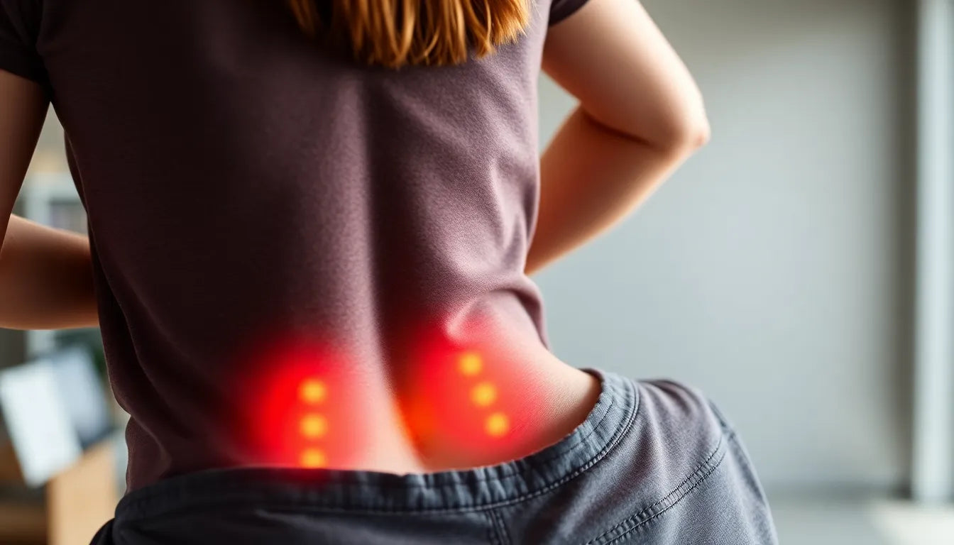 Plötzlich schmerzfrei: Tipps gegen lendenbeschwerden nach dem Heben - Illustration