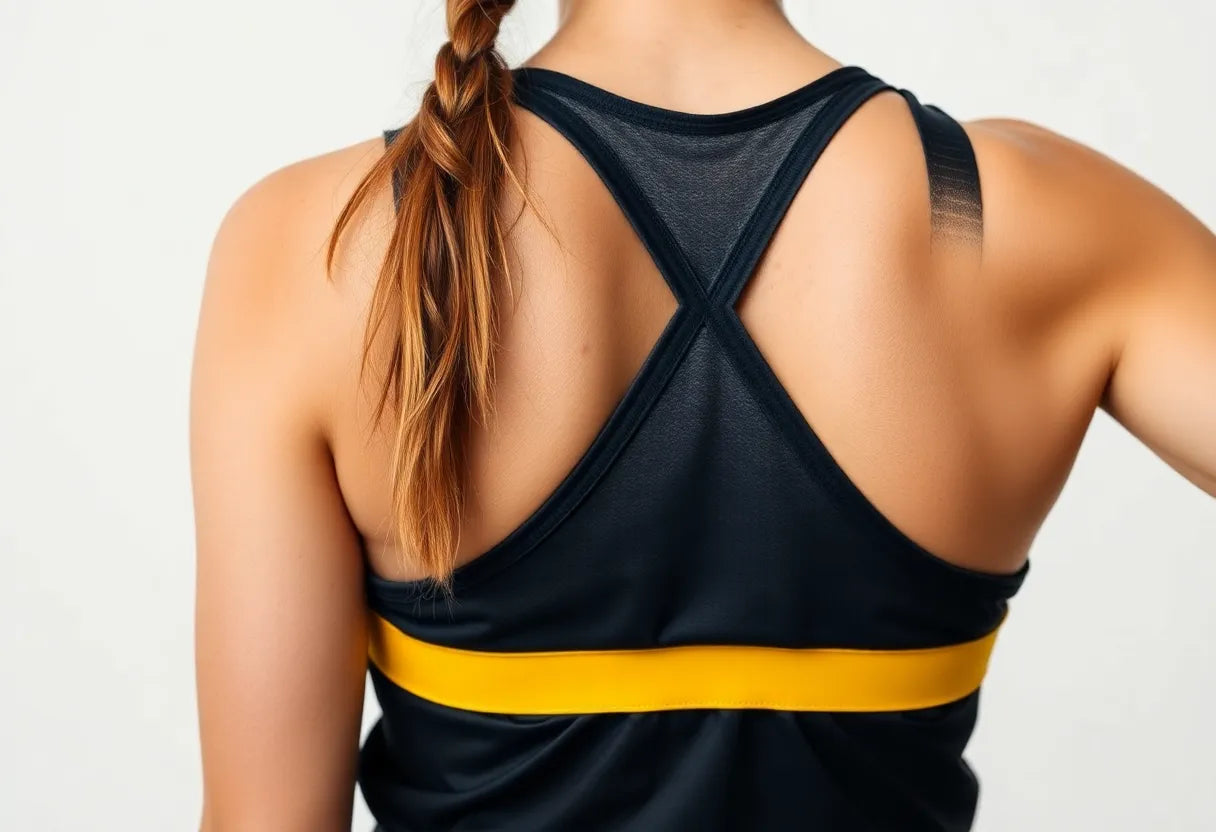 Stärke deinen Rücken: effektive Übungen mit dem Fitnessband für zuhause - Illustration