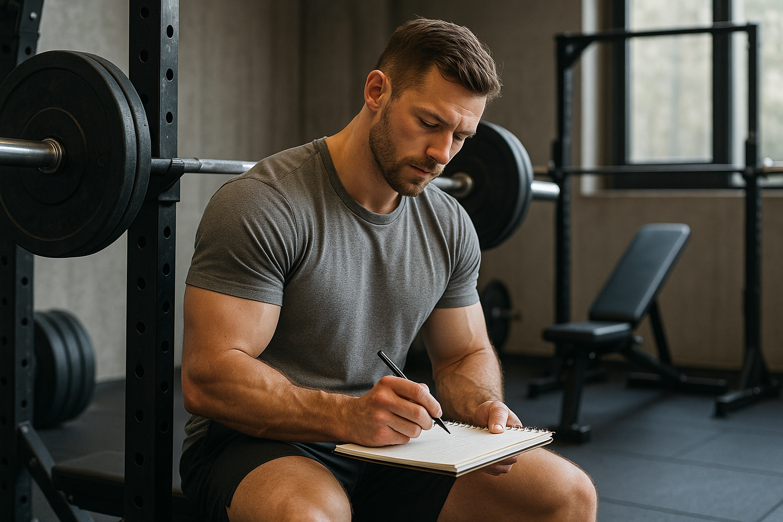 Effektiver trainingsplan 3 mal pro woche: dein schrittweiser guide für mehr kraft und fitness - Illustration